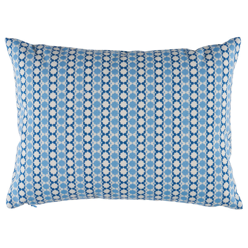 Coussin Schumacher x Mark D. Sikes Posy, Neutre, H 12 po x l 16 po, Forme rectangulaire