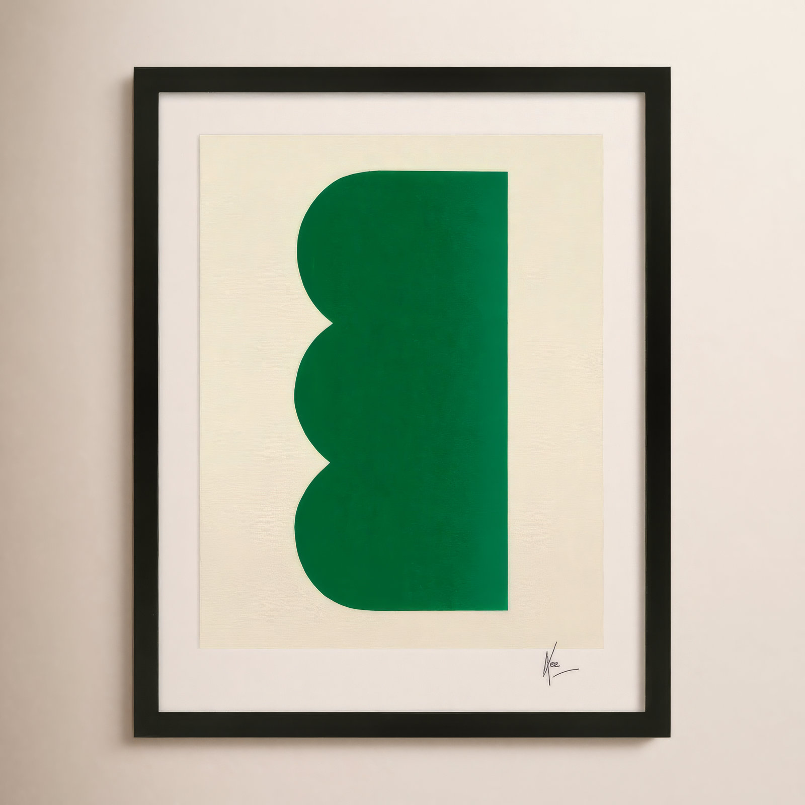 Keyhole 3 by Lee Lessem, Black Framed, 20" H x 16" W x 1.25" D