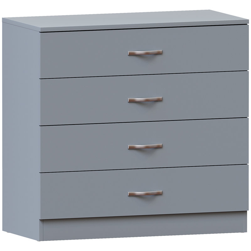 Maybery 4 Drawer Chest, Grey