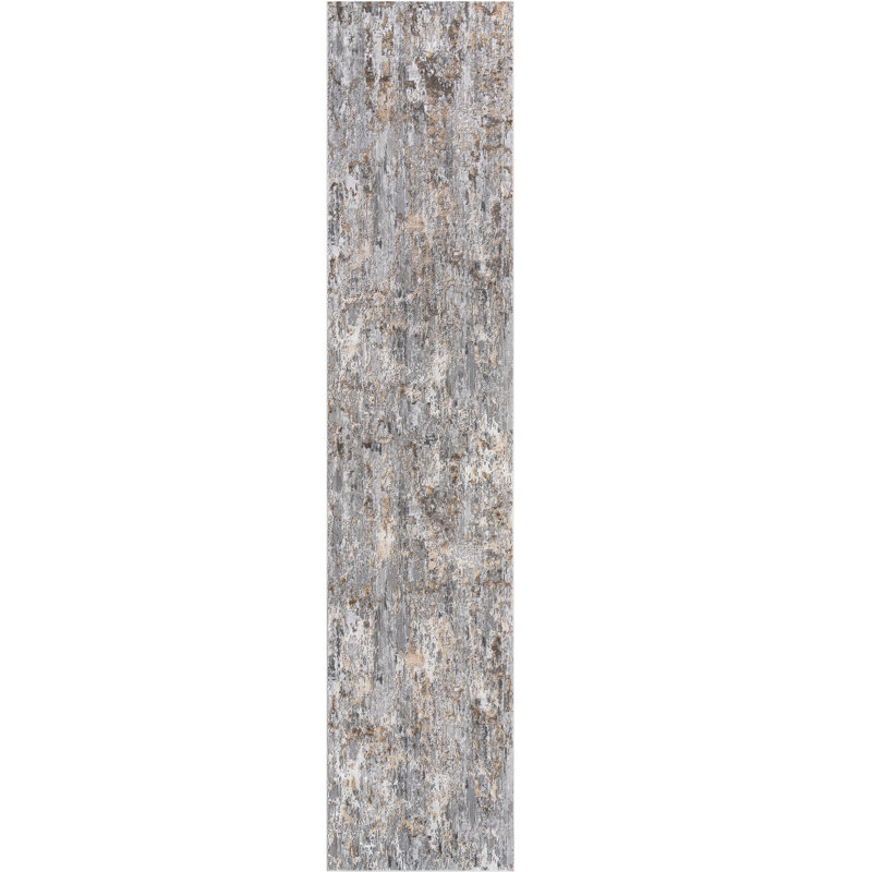 Abstract Indoor Rug, Runner 2'7" x 7'9"