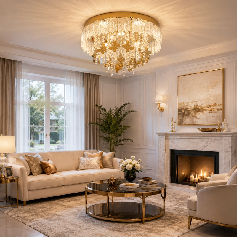 1 - Light LED Chandelier
