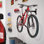 Support mural pour vélo pour garage, support de rangement horizontal robuste en alliage d'aluminium pour vélo