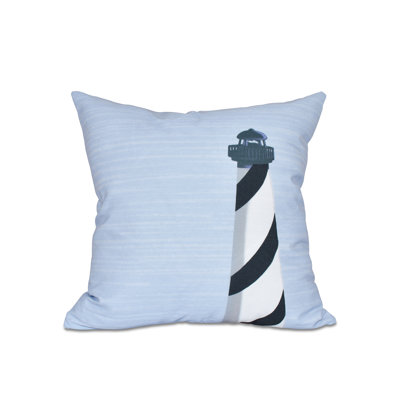 Brackenville Light House Outdoor Throw Pillow