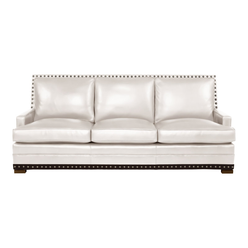 Riverside 74.5" Sleep Sofa, Yes, Havana, Regent Chalk Genuine Leather