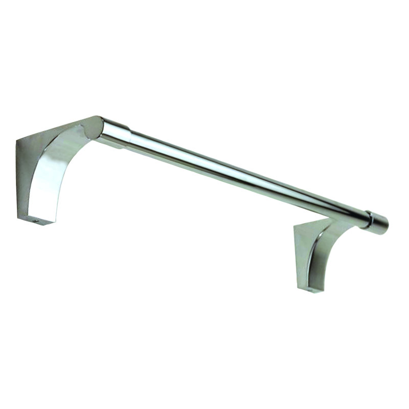 Luna Wall Mounted Towel Bar, Polished Chrome