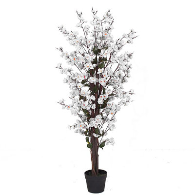 120cm Faux Blossom Tree in Pot Liner