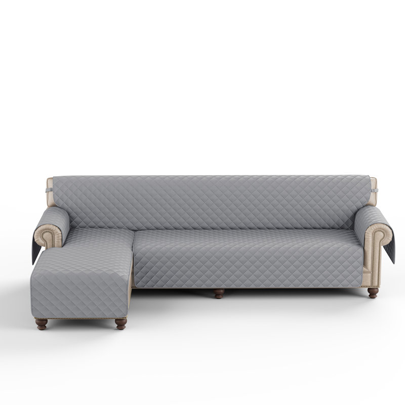 Housse pour canapé modulaire réversible, H 0,2 po x l 82 po x P 22 po, Microfibre vert gazon