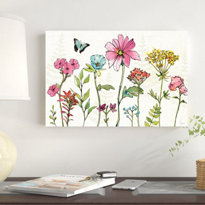 «Simply Petals V» par Anne Tavoletti - reproduction d'art sur toile tendue