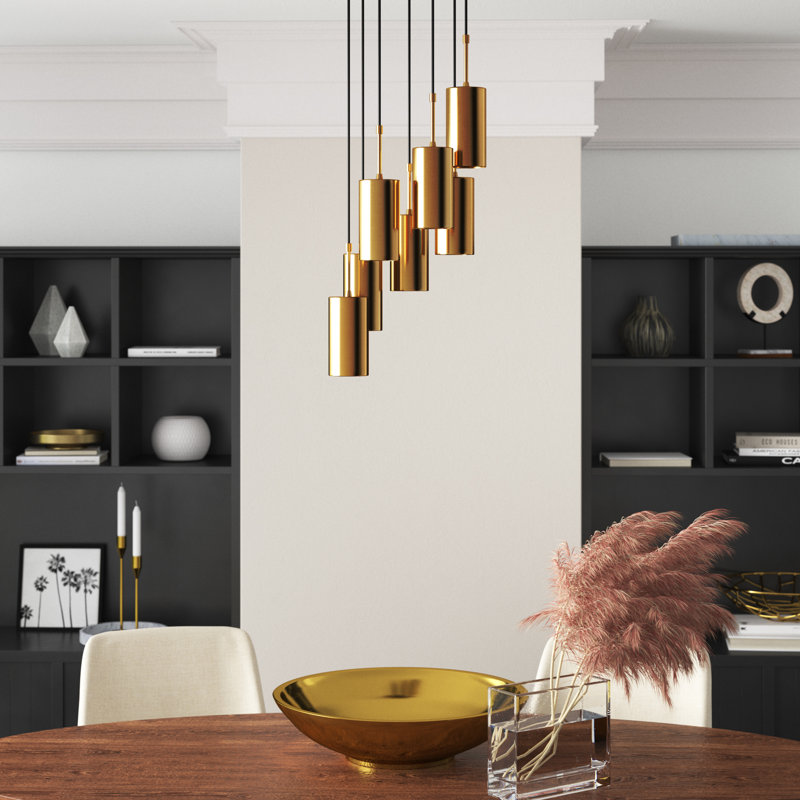 Mavek 7 - Light Cluster Pendant, Antique Black