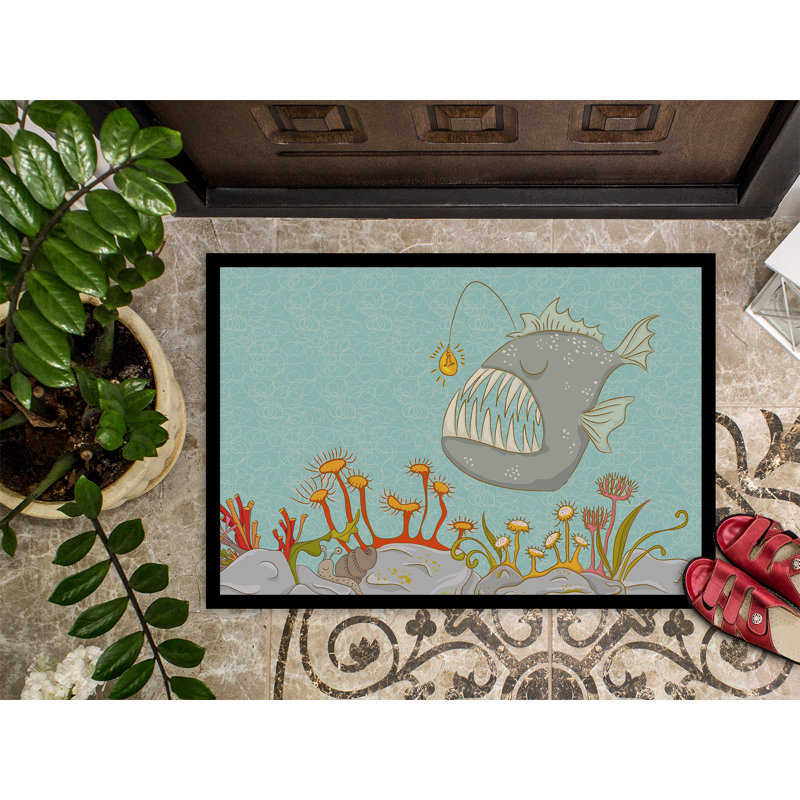 Non-Slip Outdoor Doormat, Rectangle 18" x 27"