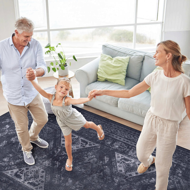 Rayon / Viscose Striped Rug