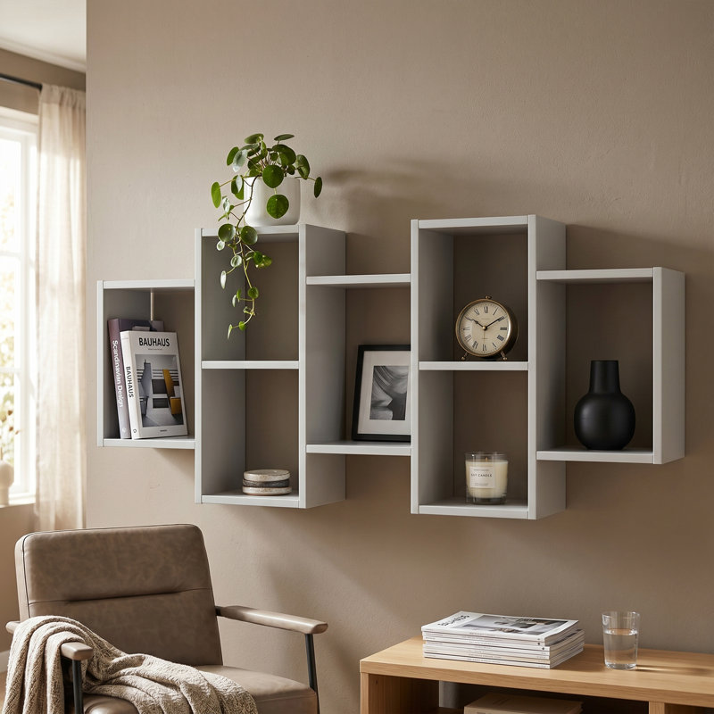 Michigamme 7 Piece Bracket Shelf
