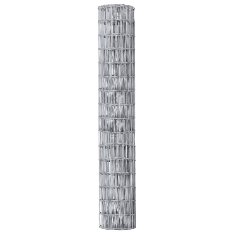 Galvanized Steel Border Fencing, 160 x 1000 x 0.2 cm