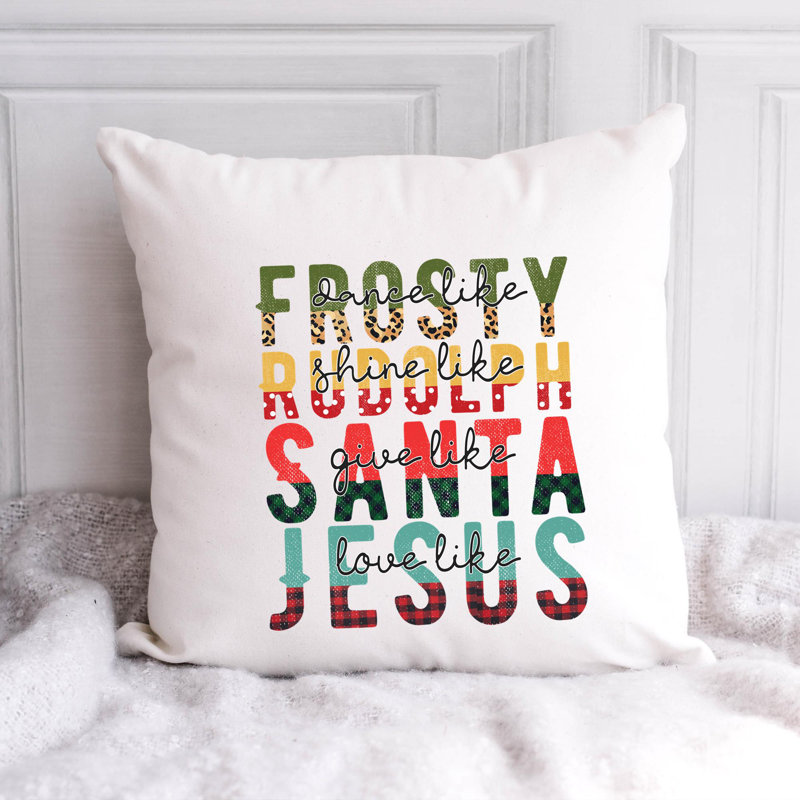 Christmas-05 Reversible Throw Pillow, 20" x 20"