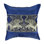 Housse de coussin en coton à imprimé animal 16 po