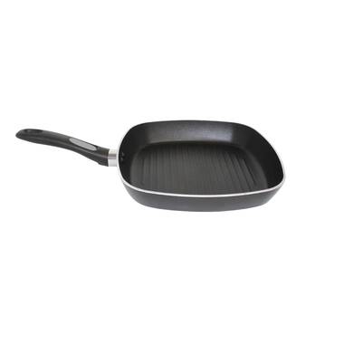 ALL CLAD SQUARE GRILL PAN SKILLET -HARD ANODIZED NONSTICK 11X 11