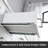 Modern Full Assembled 60"Bathroom Vanity With Sink Engineered Stone Top 4"Backsplash Freestanding Cabinet