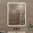 28 X 36 Rectangular Framed Dimmable Anti-Fog LED Wall Bathroom Vanity Mirror Lighted Mirror-610423587