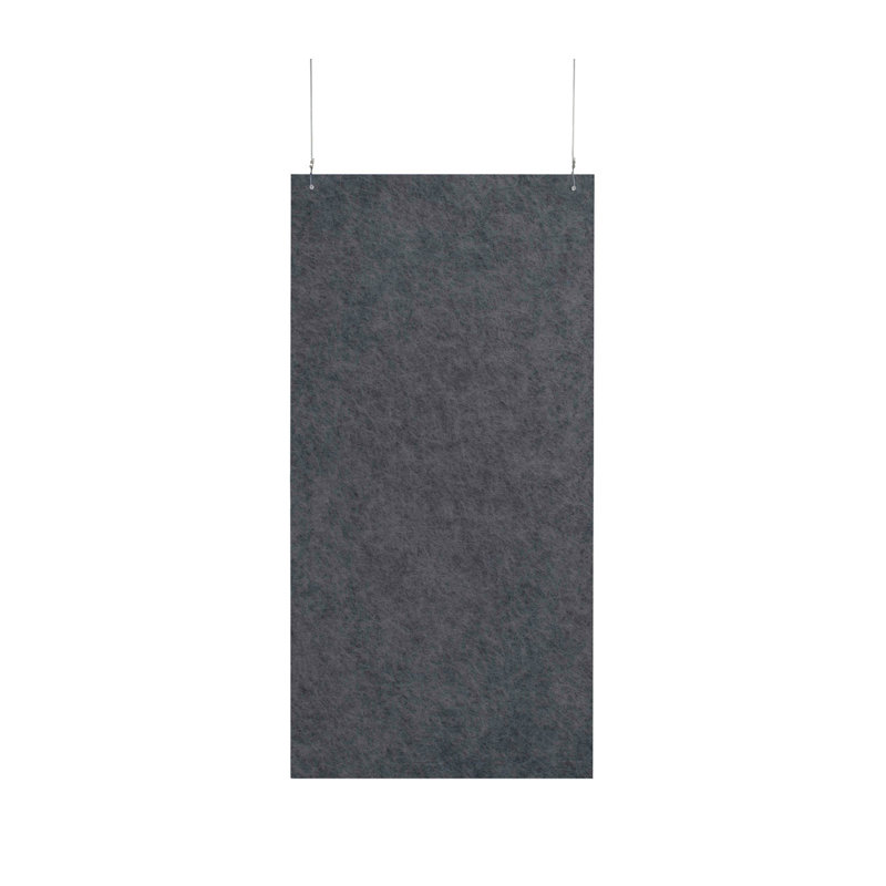 Baffles suspendus Soundsorb, H 48 po x L 24 po, Gris foncé