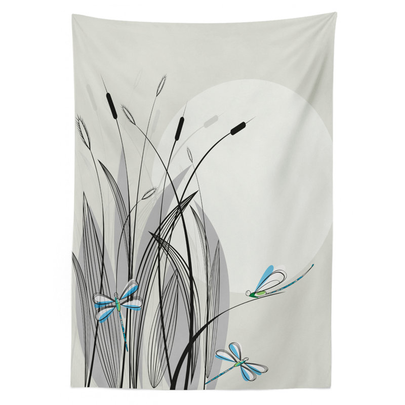 Dragonfly Tablecloth, 90" L x 60" W
