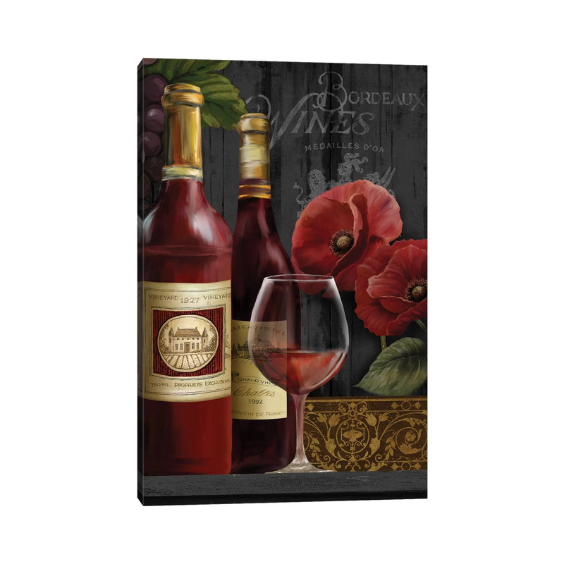Chateau Wine II by Conrad Knutsen - Wrapped Canvas Print, 101.6 cm H x 66.04 cm W x 3.175 cm D