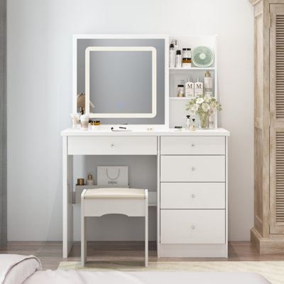 Dressing Table with Mirror
