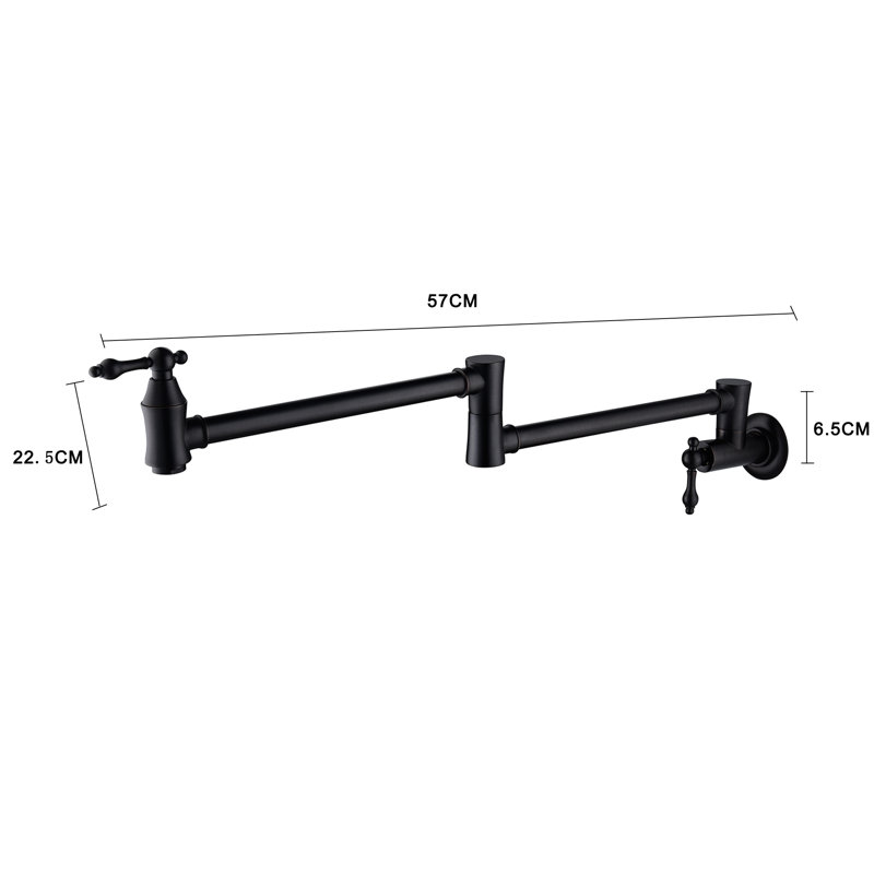 GAWEZA Kitchen Faucet, Black