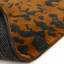 Alaisdair Splash Abstract Orange Black Area Rug-571826414