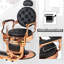 Fauteuil de coiffeur inclinable hydraulique de style rétro