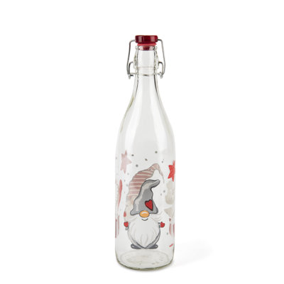 Excelsa Gnomo 1000ml Glass Water Bottle