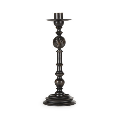 Beauhome 18'' H Wood Tabletop Candlestick
