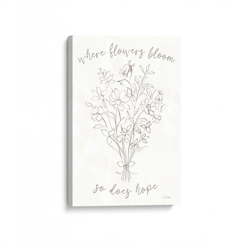 Reproduction d'art sur toile Wild Blooms VII par Silvia Vassileva, H 40 po x l 30 po