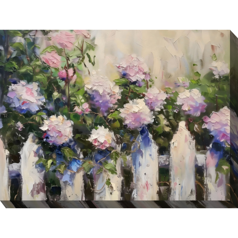 Art sur toile, clôture de Frannie
