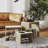 vidaXL Nesting Table Engineered wood Small Stackable-305012768-305012769