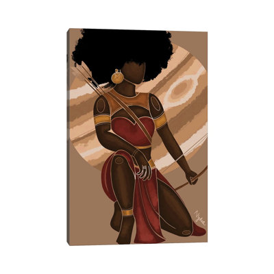 Sagittaire par Coloured Afros Art - impression sur toile tendue