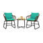 Ensemble bistro long avec coussins de 19 po pour 2 personnes Edwardo Square-163910836
