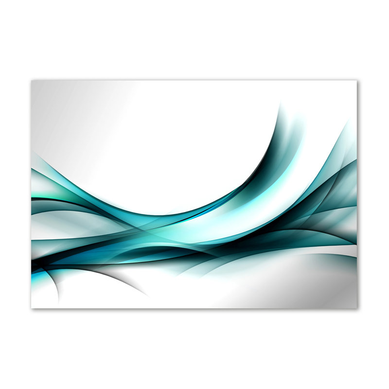 Waves Abstraction - Wrapped Canvas Print