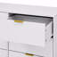 Commode à 6 tiroirs, style simplement moderne, commode pour chambre à coucher, salon, couloir et vestibule - grande armoire de rangement (commode / commode)-1668784036