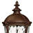 Windsor 34.75" Six-Light Candle Outdoor Post/Pier Mount Lantern