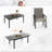 Basima Patio Dining Set Extendable Rectangular Table-1955054324