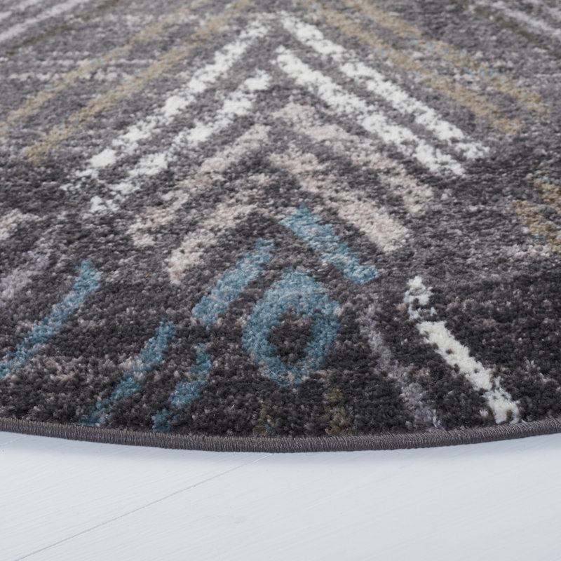 Adeyemi Performance Southwestern Rug, Round 6'7"