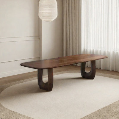 Ash wood unique dining table
