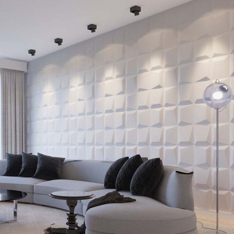 Allenhurst 63.5cm x 81.28cm Wood Tile in White