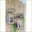 Industrial 2-Tier Wall Shelf with Plate Grooves, 12x6x27 Inches | Iron | Black Brown