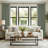 Pinch Pleated 100% Blackout Curtains Linen Blend Drapes with 20 Hooks Curtains for Living Room and Bedroom （Set of 2）-1043094984-1043094985