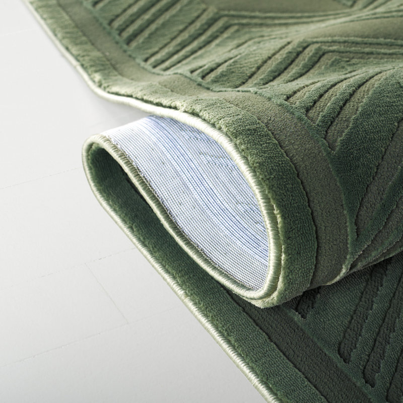 Tapis vert Lauren Ralph Lauren 1175, Rectangle 5 pi x 7 pi