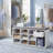 10 Pair Shoe Storage Bench With Drawer-1229005089