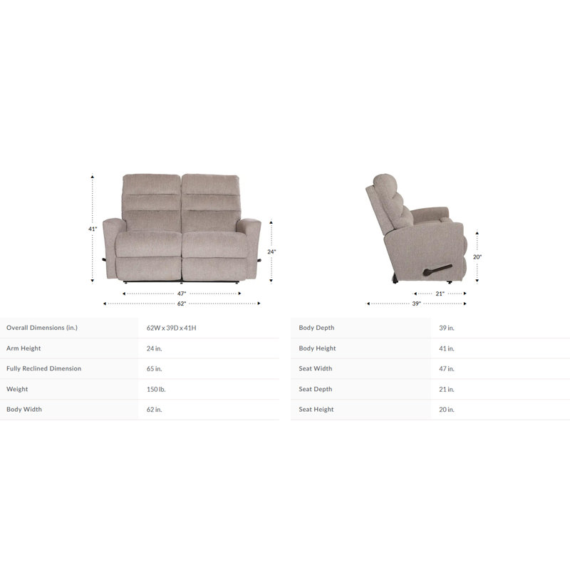 Liam Wall Reclining Loveseat