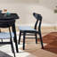 Ensemble de 2 chaises de salle à manger rembourrées à cadre en bois-106487601-106487600