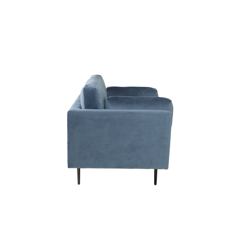 Bertwalda Upholstered Armchair, Blue